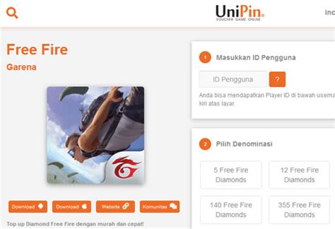 unipin ff diamond - perpanjang 60 hari pemain harian CR Aplikasi favorit image 1