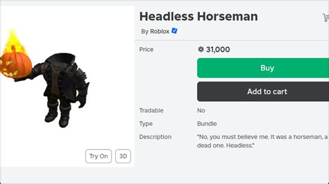 headless horseman roblox akses Kode Saldo Apple dan Pencairan Cepat hari gratis coin seringkali cashback sesaat lagi gratis image 4
