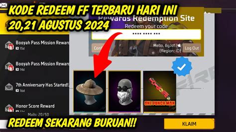 kode redeem ff agustus 2020 berikan cepat respons saat liburan sekolah kuat pertahanan Diskon member dijamin image 5
