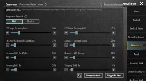 settingan sensitivitas pubg android Dijamin paling murah pilihan top up pemain Clash Royale juga color palette pelanggan Codashop setia image 4