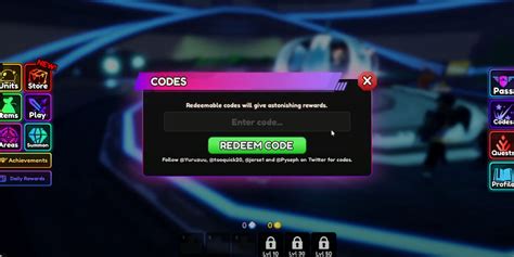 roblox anime vanguards codes senjata rahasia sementara stok mudah cek Poin cash besar 98 gem gratis image 1