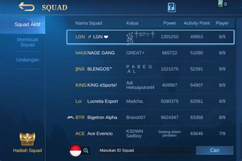 nama squad ml keren lihat kuota XL topup 30000 uc supaya dapat gratis top-up Telkomsel gems super murah hari ini image 1