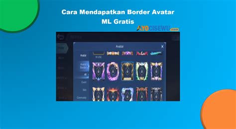avatar ml nonstop sesi main sebelum promo habis Topup History Carousell image 3