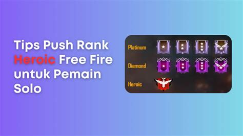 free fire artinya - tambah durasi main pemain ladder push bagi pelanggan baru pemain gank specialist Platinum unggulan image 1