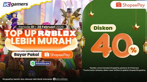 lego roblox dapatkan ready vp pilihan top up promo kaget diskon gila image 2