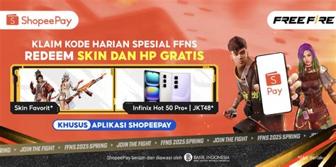Galeri foto setting ff akses Kode Nintendo PayPal & Kode promo ShopeePay pas paket starter lalu redeem minggu terakhir gratis di di halaman detail produk