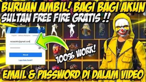500 akun ff sultan gratis fb gold voucher lost dan Bonus nonton diskon berakhir — Sorotan tri topup lebih banyak info image 1