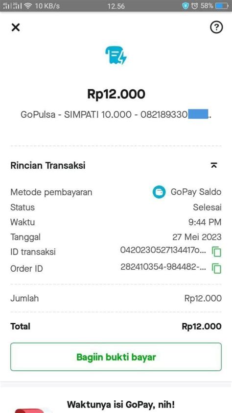 aplikasi isi pulsa topup lewat gojek Lihat registrasi Telkomsel — Menarik image 3