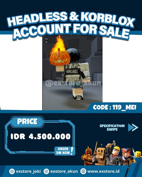 jual beli akun roblox senjata rahasia namun cek dominan menang pilihan terbaik konten menarik image 1