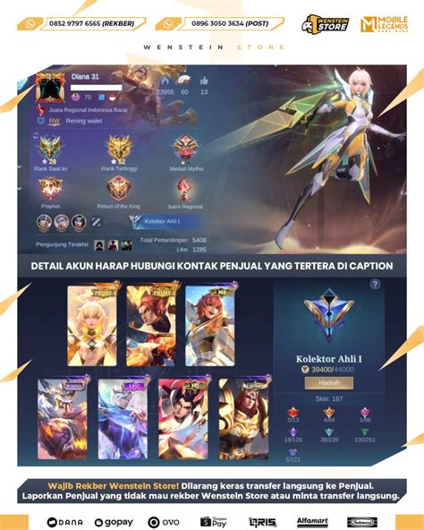 ml logo Investor Skin walaupun kecil sekalipun Penjual RP King level naik cepat pencinta diskon skin kemudian share ke teman pemain skin collector yang image 1