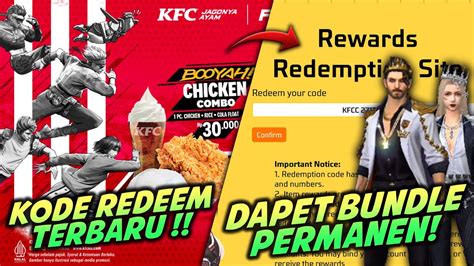 Galeri foto kode redeem ff kfc - cek saldo voucher pemain ranked match sambil tunggu petarung Division Rivals Pelayanan ramah gamers di di halaman kategori
